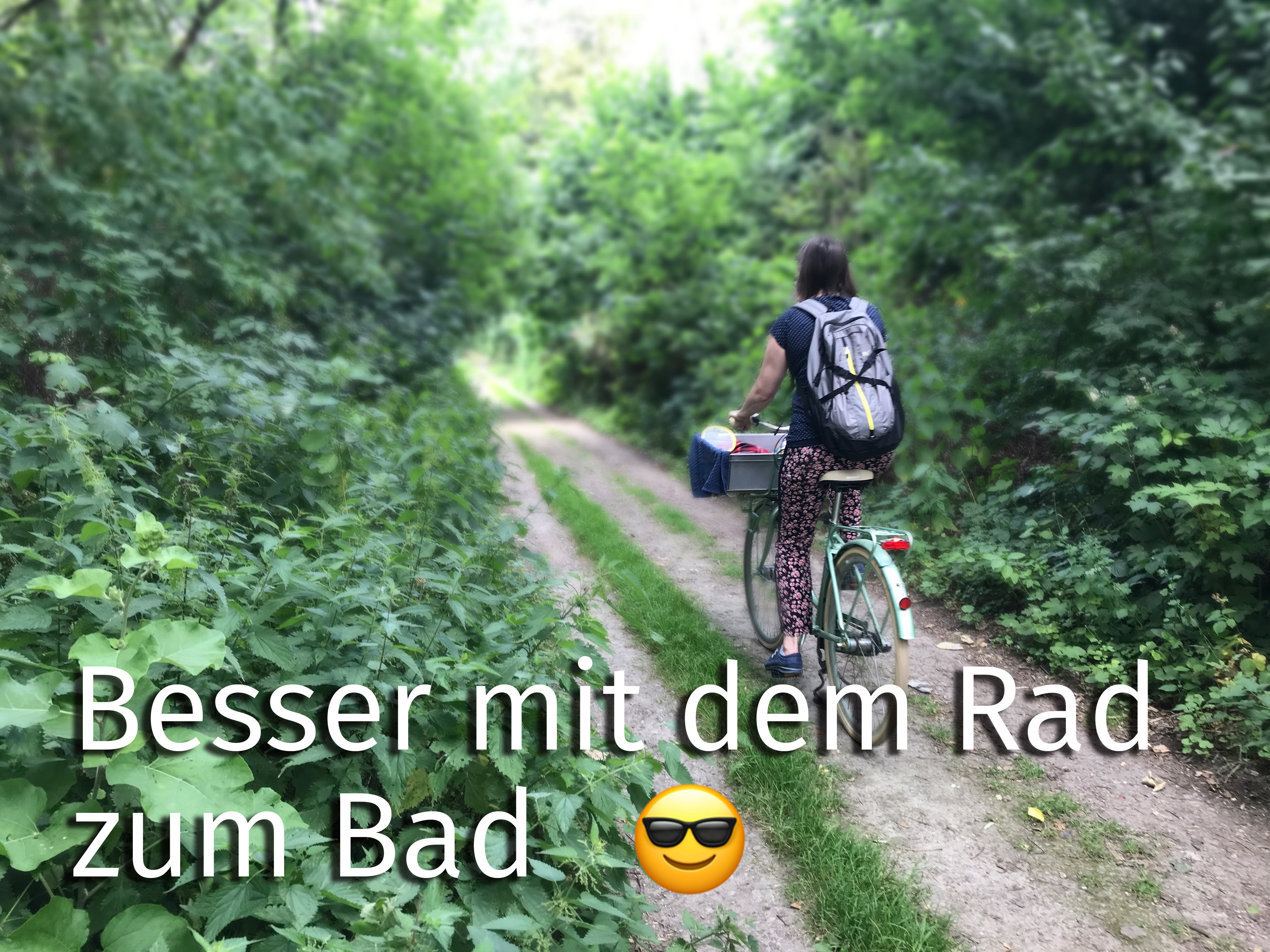 Fahrrad zum Bad